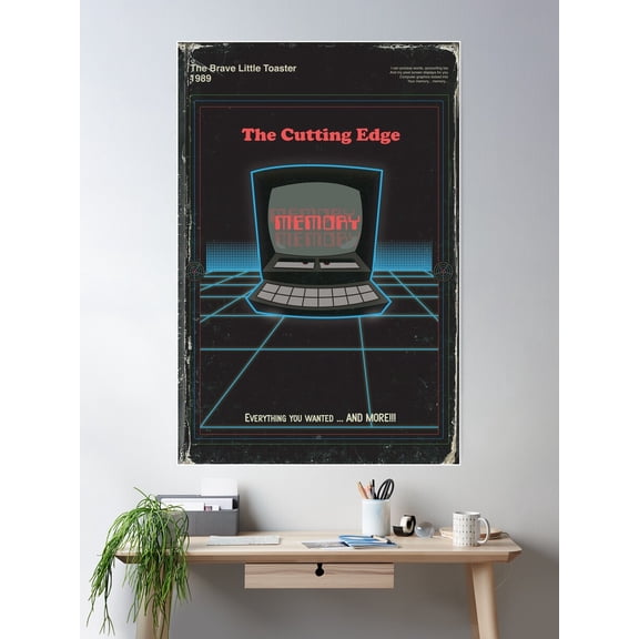 The Cutting Edge Poster Wall Art, Modern Wall Decor For Living Room Bedroom, 12x18 UNFRAMED