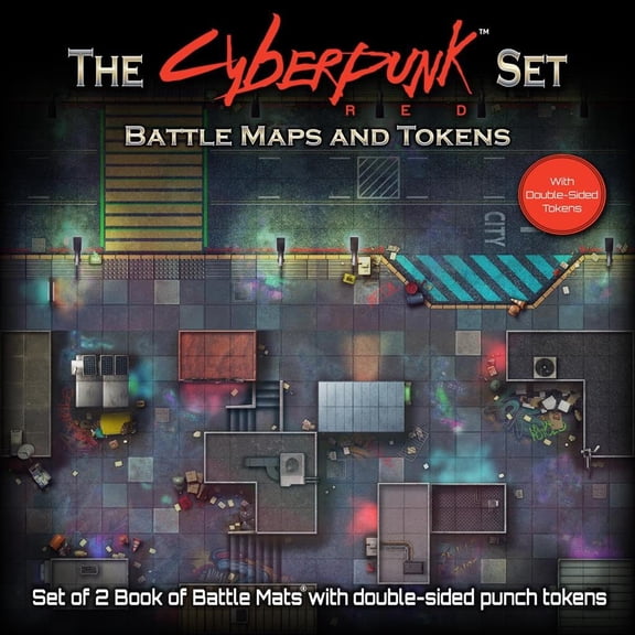The Cyberpunk Red Set | Battle Maps and Tokens