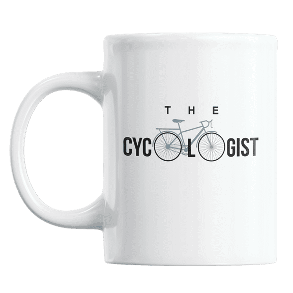 The Cycologist, Bicycle or Bike Coffee & Tea Mug for Cyclist or Bicyclist (11oz)