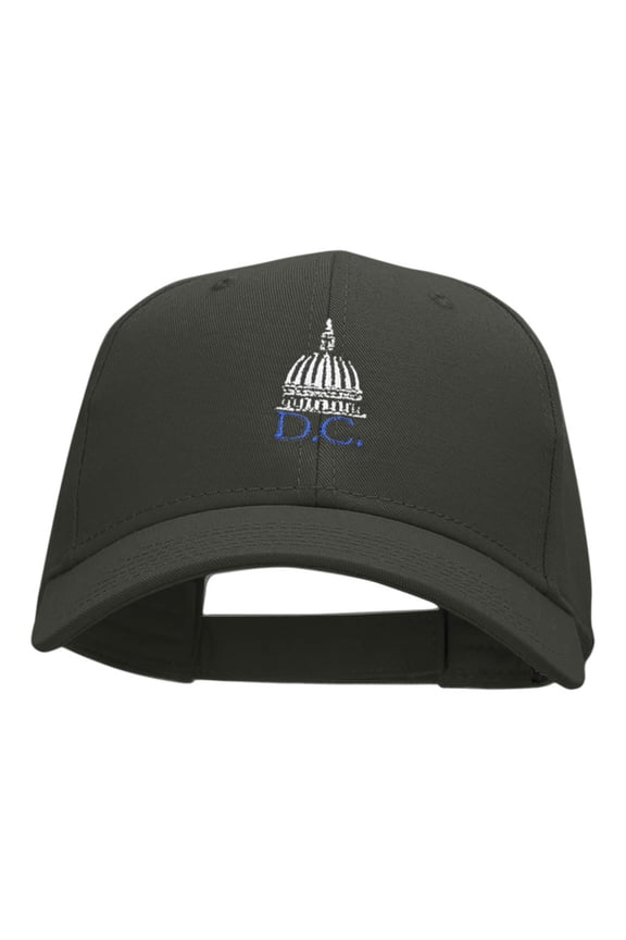 The DC Capitol Embroidered Low Profile Cap - Charcoal OSFM