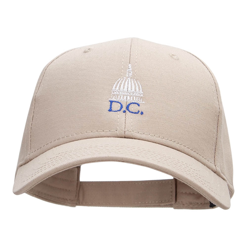 The DC Capitol Embroidered Low Profile Cap - Khaki OSFM - Walmart.com
