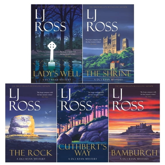 The DCI Ryan Mysteries (Book 16-20) By LJ Ross 5 Books Collection Set - Fiction- Paperback
