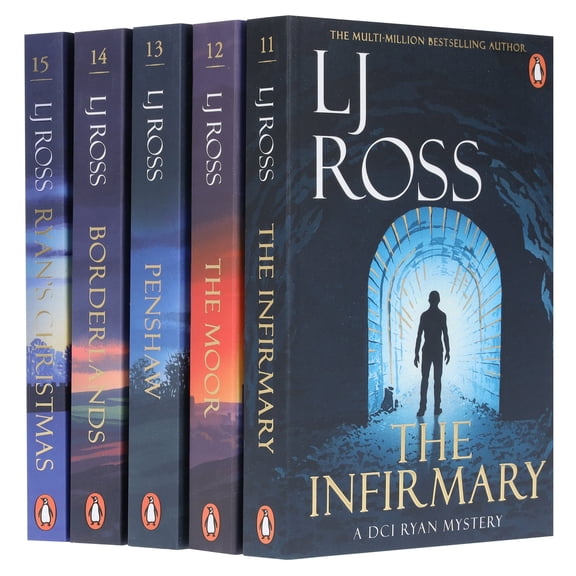 The DCI Ryan Mysteries (Vol. 11-15) By LJ Ross 5 Books Collection Set - Fiction- Paperback