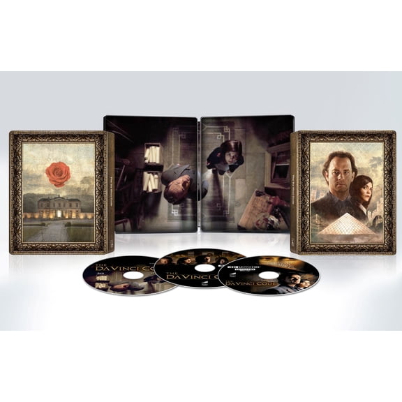 The Da Vinci Code: 20th Anniversary (Steelbook) (4K Ultra HD + Blu-ray + Digital Copy) Sony Pictures, Drama, Mystery, Thriller