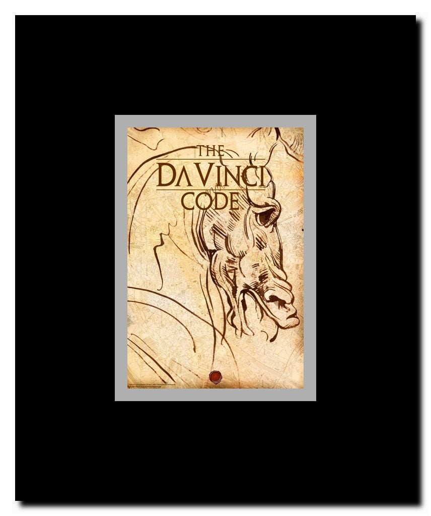 The Da Vinci Code Framed Movie Poster