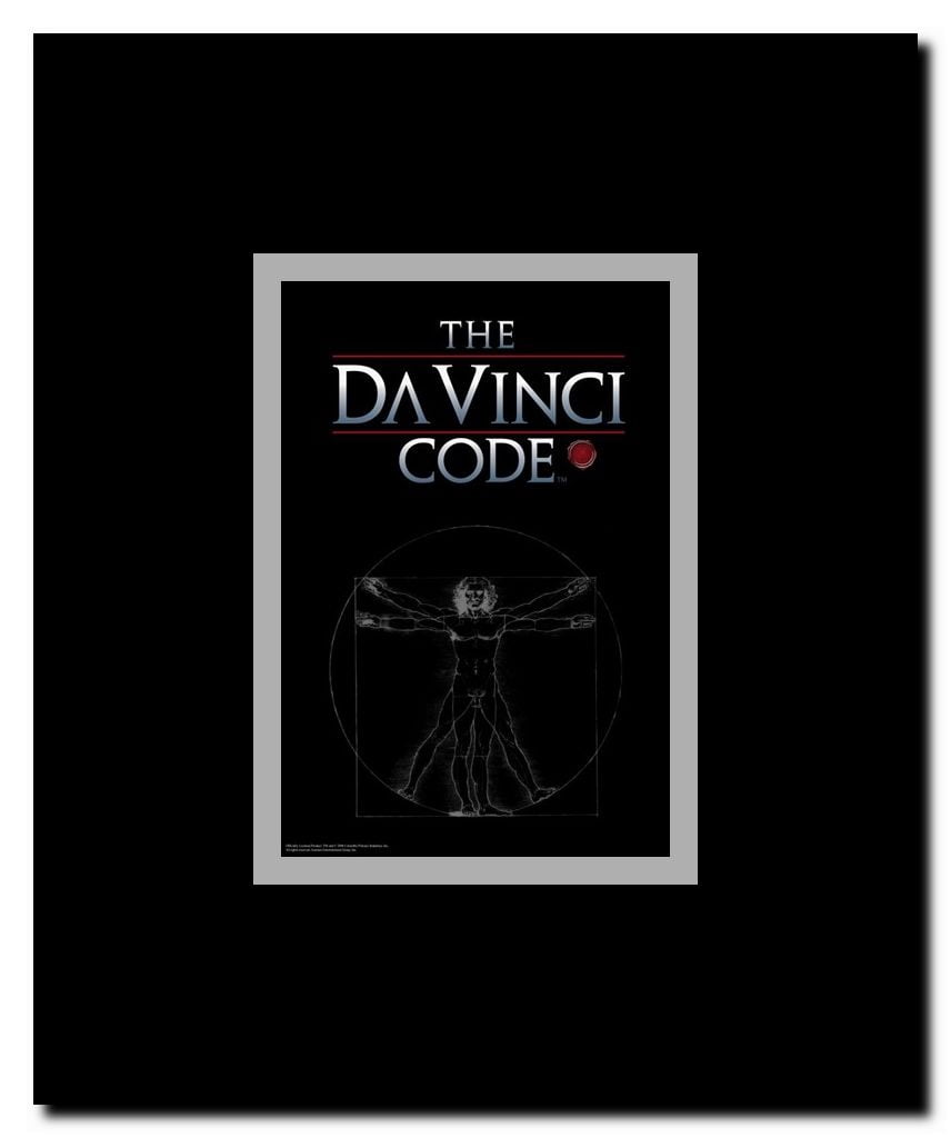 The Da Vinci Code Framed Movie Poster