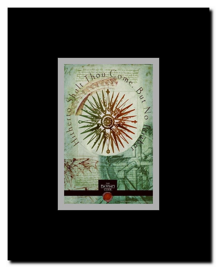 The Da Vinci Code Framed Movie Poster