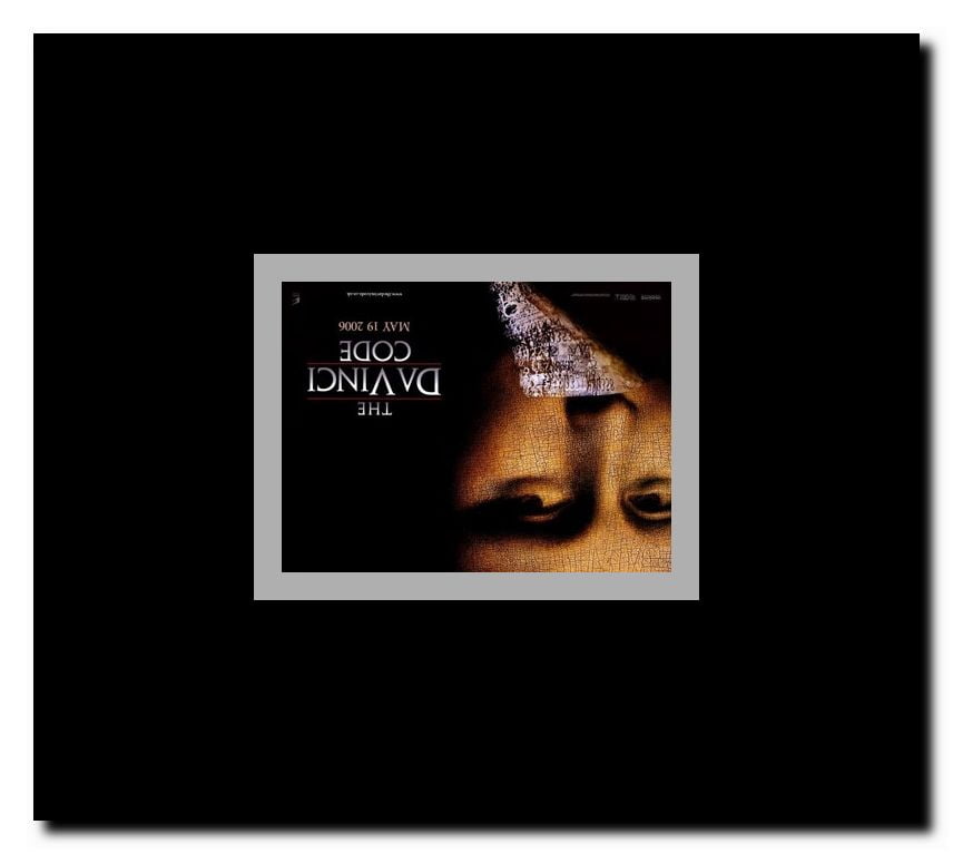 The Da Vinci Code Framed Movie Poster
