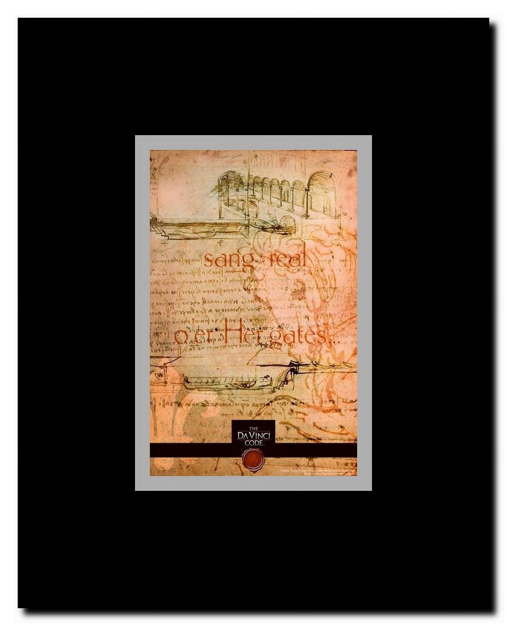 The Da Vinci Code Framed Movie Poster