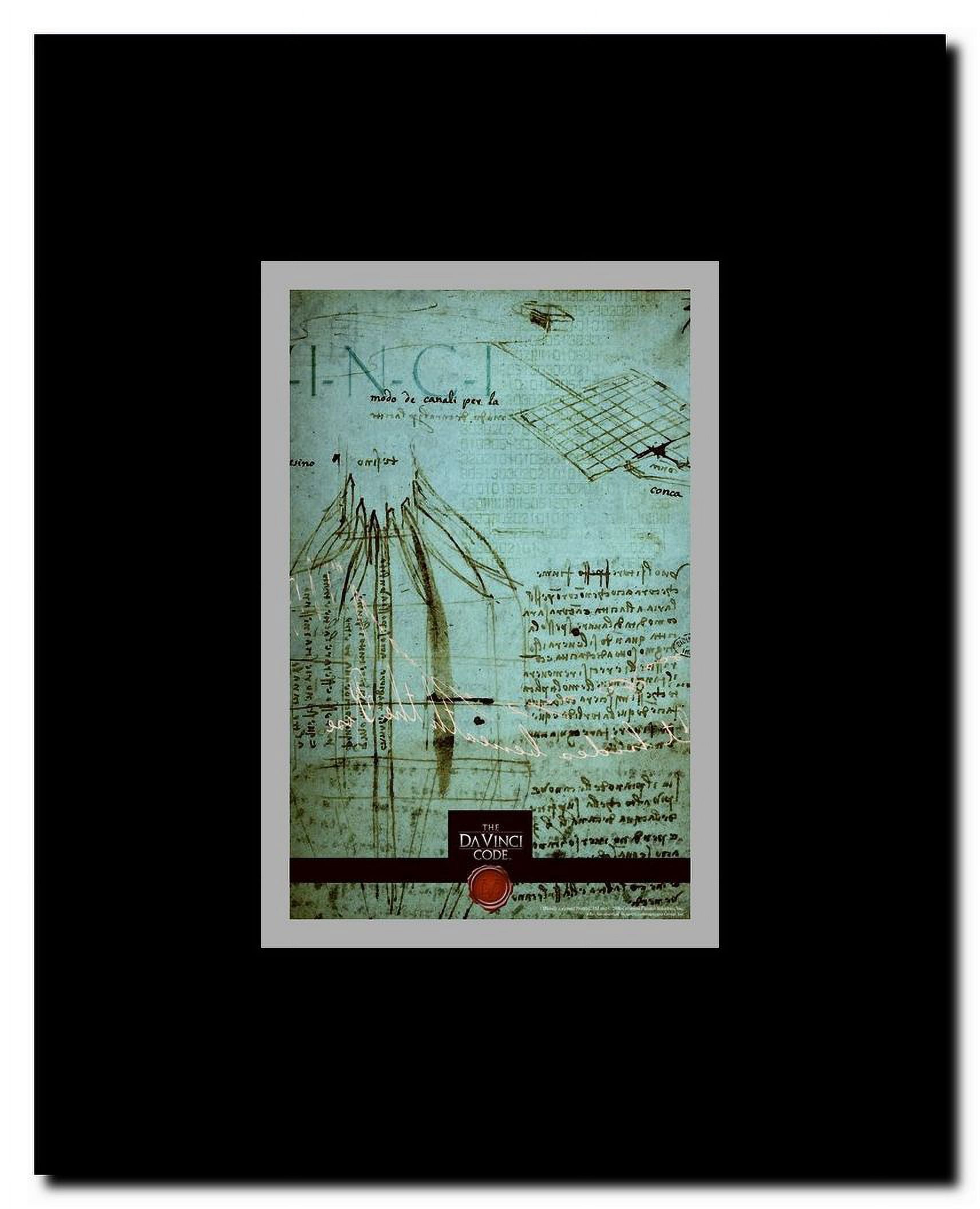 The Da Vinci Code Framed Movie Poster