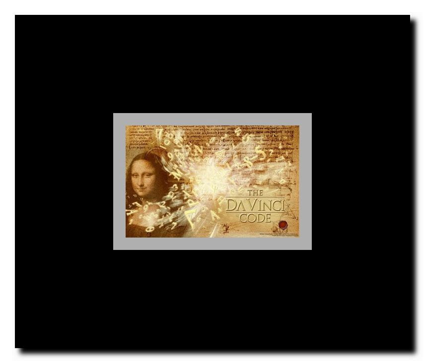 The Da Vinci Code Framed Movie Poster