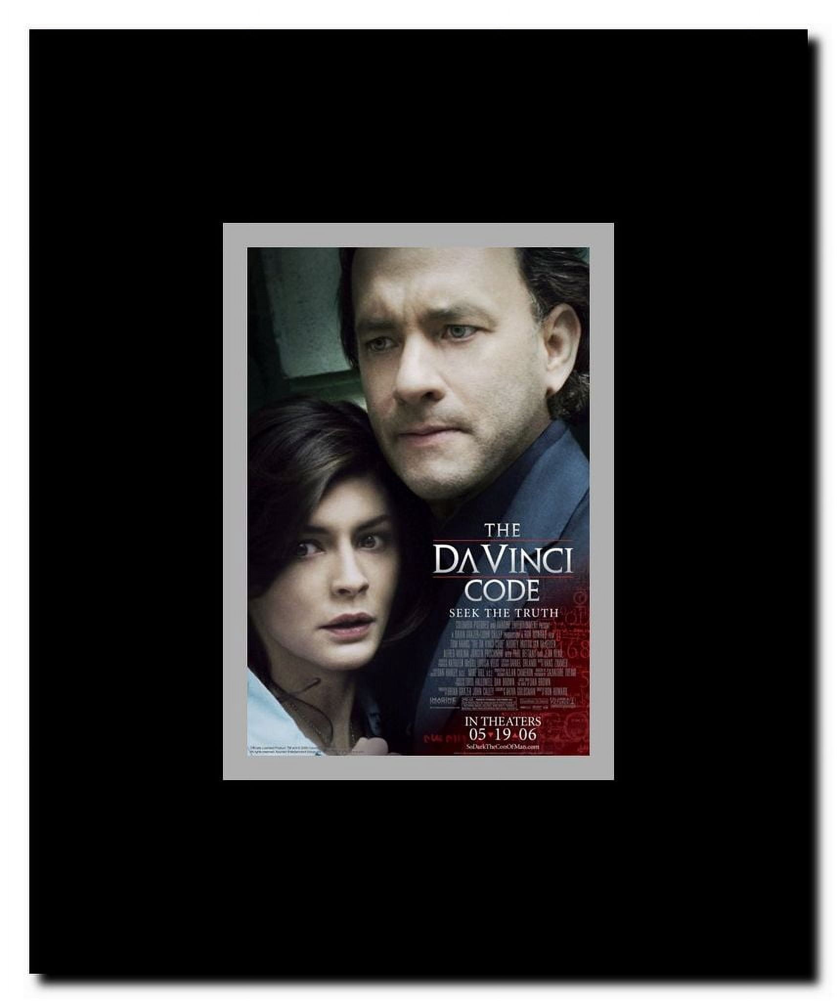 The Da Vinci Code Framed Movie Poster