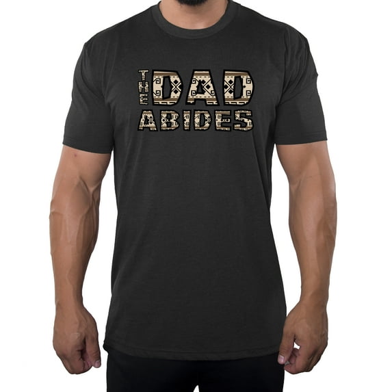 The Dad Abides shirt, Pop Pop Culture T-shirts, Men's Graphic T-shirts - Charcoal MH200DAD S44 3XL