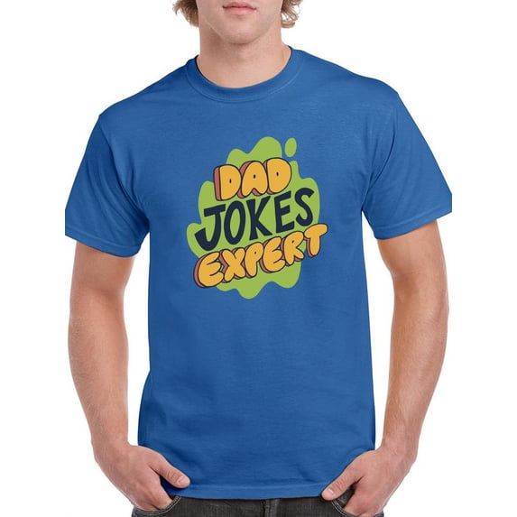 The Dad Jokes Expert T-Shirt Men -Smartprints Designs, Male XX-Large