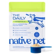 Native Pet The Daily Dog Multivitamin Powder, Probiotics & Glucosamine, 28 oz