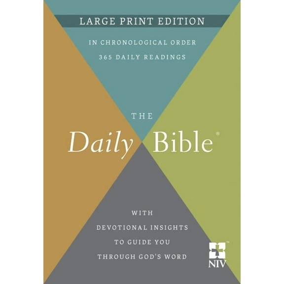 The Daily Bible (Niv, Large Print), (Hardcover)