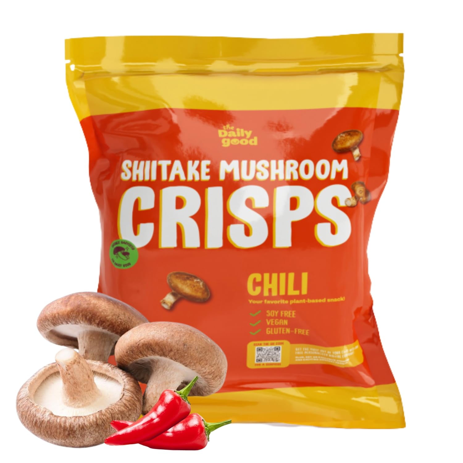 The Daily CM31 Good Shiitake Mushroom Crisps 1Pack Mushroom Chips