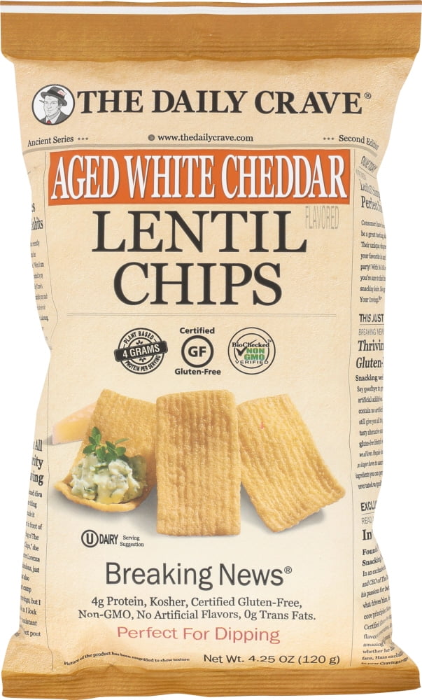 The Daily Crave Chip Lentil Age Wht Chdr