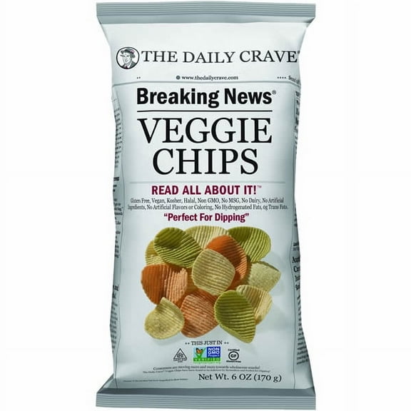 The Daily Crave Veggie Chips 6 oz. - EACH