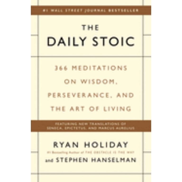 Ryan Holiday, Book, The Daily Stoic 366 Meditations Hardcover