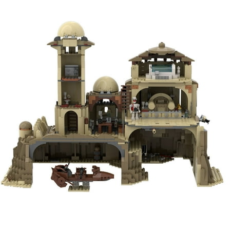 The Daimyo's Palace with Hangar Bay Throne Room Building Blocks MOC Brick Toys