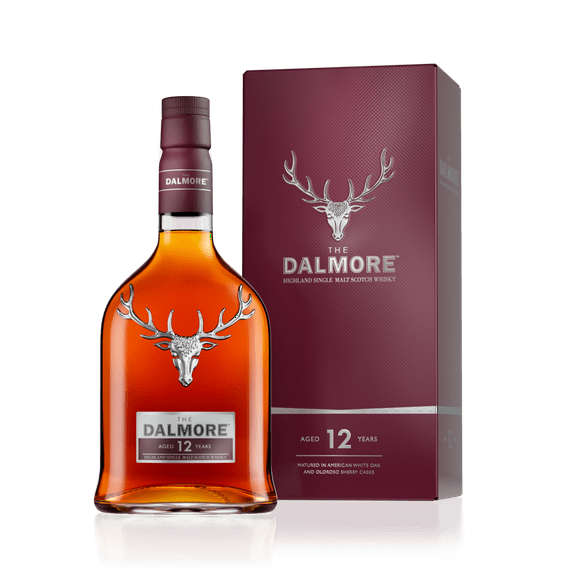 The Dalmore 12 Year Scotch, 750ml Glass Bottle