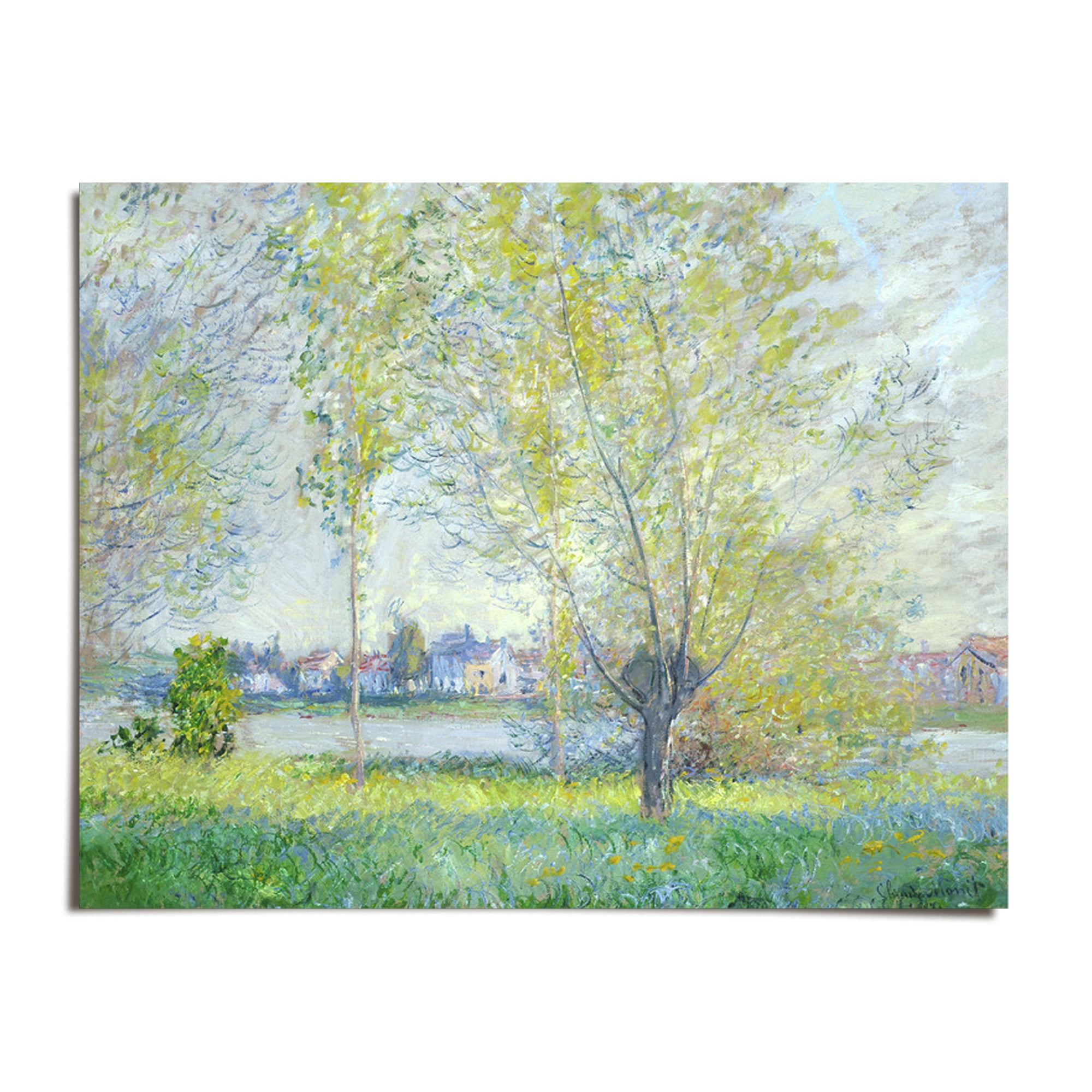 The Dam at Zaandam - Claude Monet - 11x14 - Wall Art Print - UNFRAMED ...