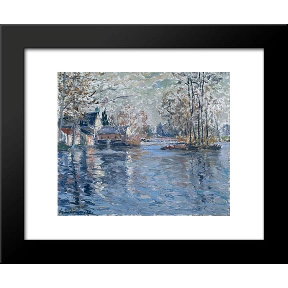 The Dam of a Loir Ponce 20x24 Framed Art Print by Maufra, Maxime