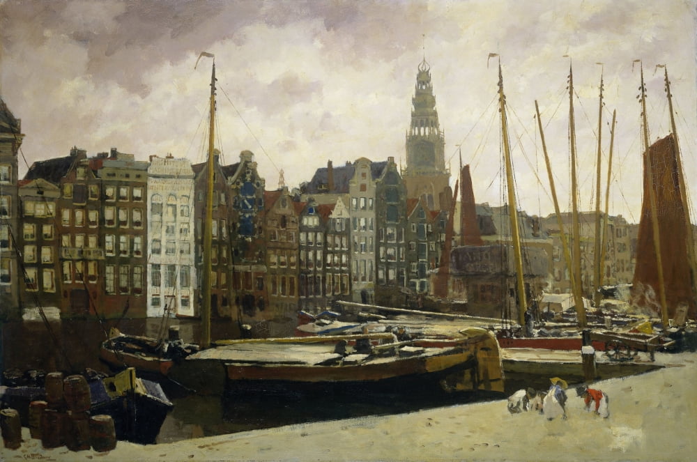 The Damrak Canvas Art - (24 x 18)