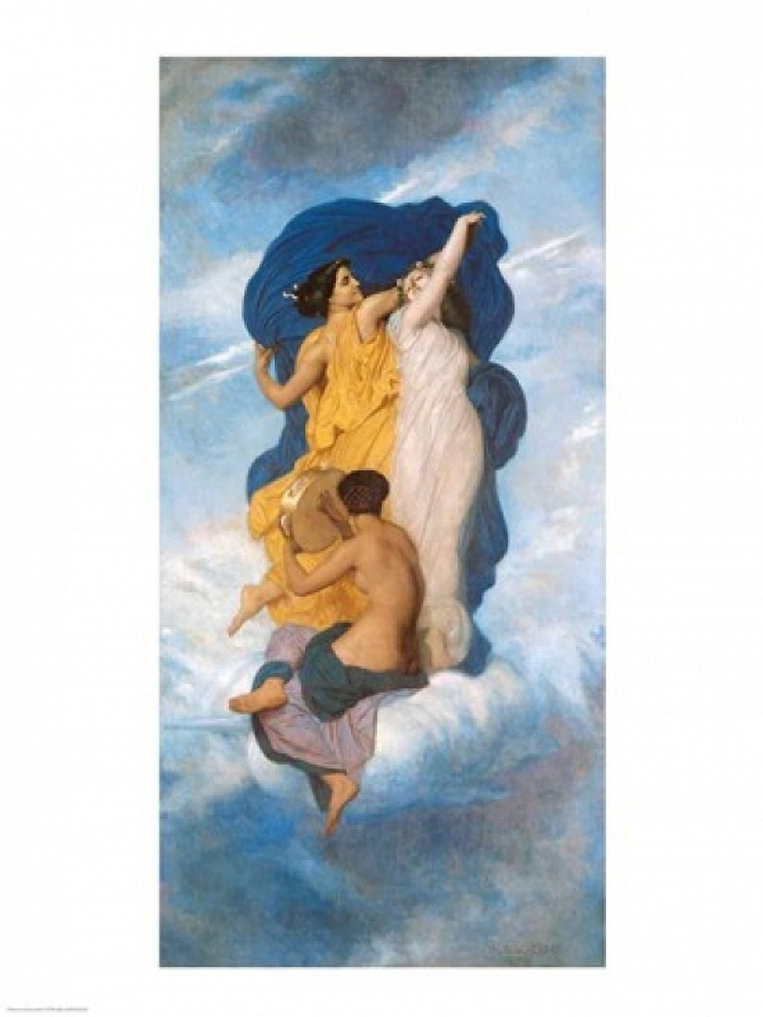 The Dance 1856 Canvas Art - William A Bouguereau (24 x 36)