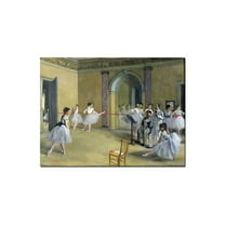 "The Dance Foyer, 1872" Canvas Art by Edgar Degas