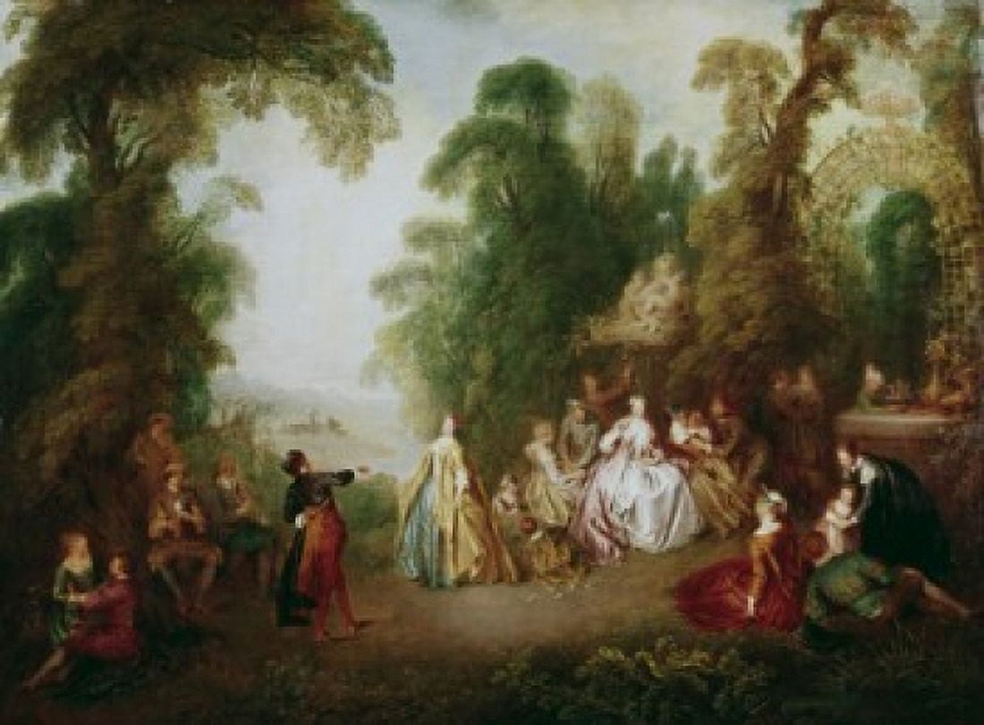 The Dance Jean-Baptiste Pater (1695-1736 French) Canvas Art - Jean-Baptiste Pater (18 x 24)
