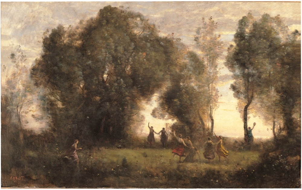 The Dance Of The Nymphs Canvas Art - (24 x 18)