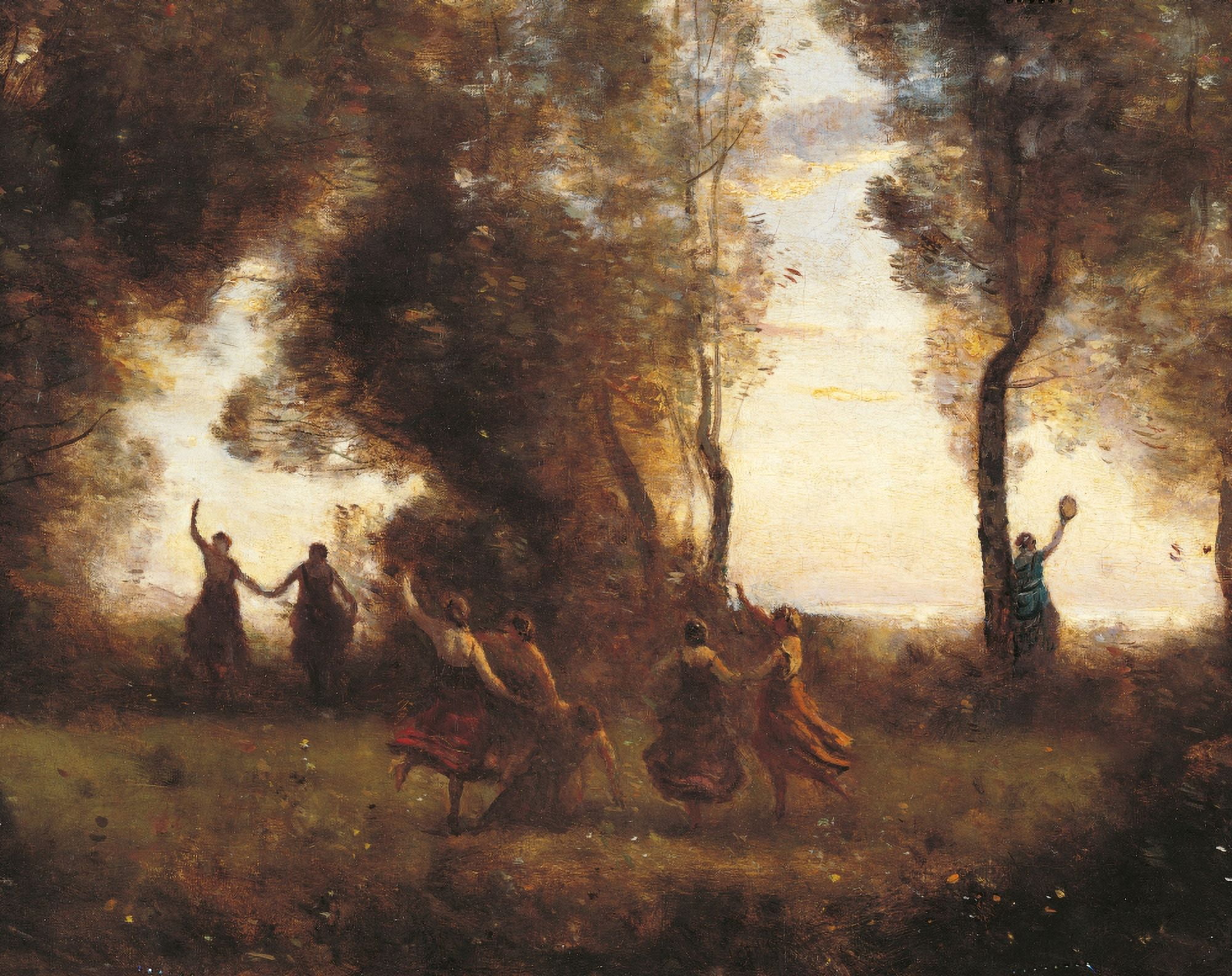 The Dance Of The Nymphs Canvas Art - (24 x 18)