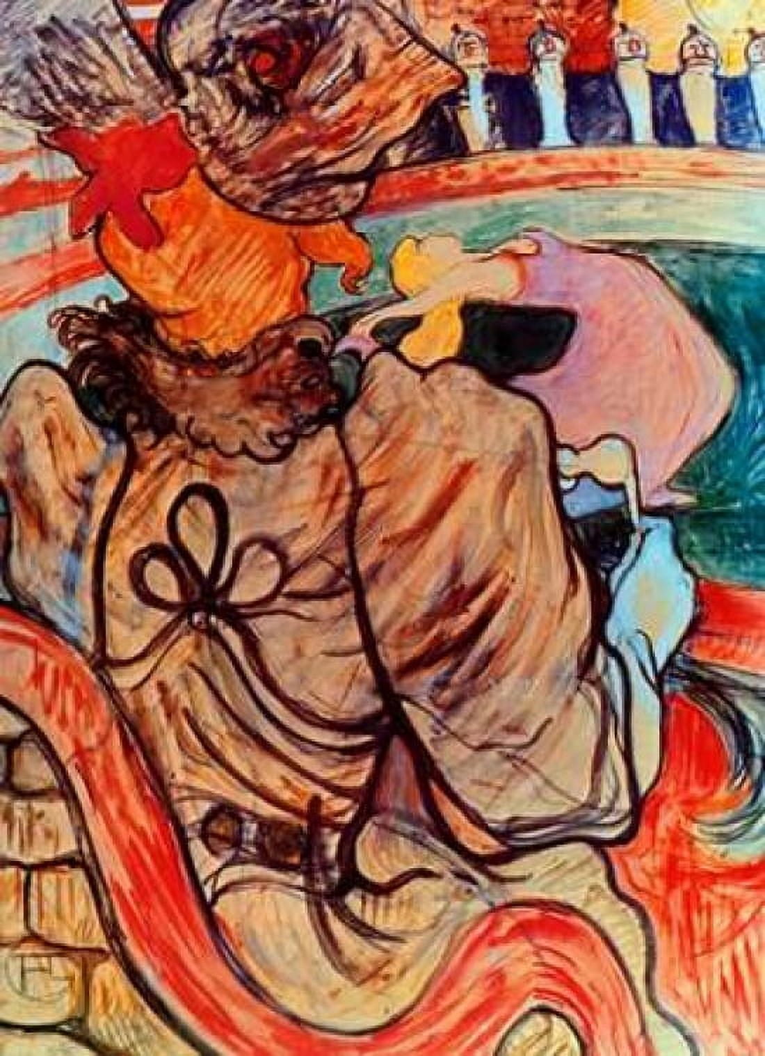 The Dancer And The Five Stuffed Shirts Canvas Art - Henri Toulouse-Lautrec (20 x 28)
