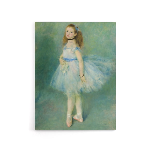 The Dancer Portrait Painting Renoir Vintage Canvas Wall Art 12X16"