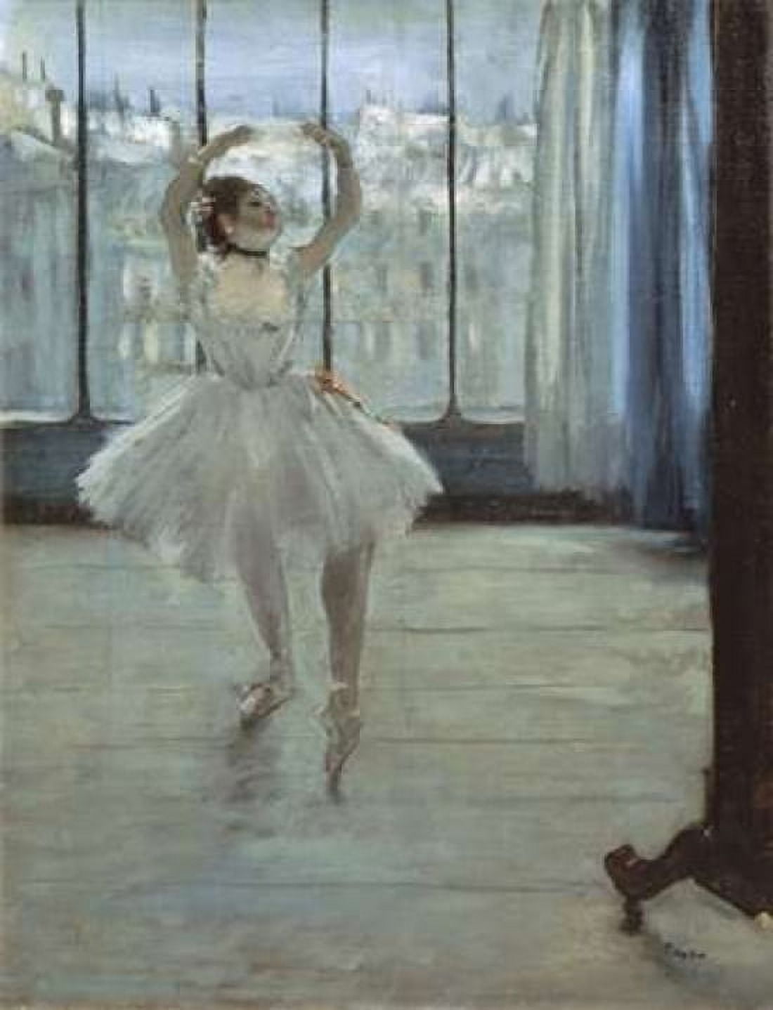 The Dancer at the Studio Canvas Art - Edgar Degas (18 x 24)