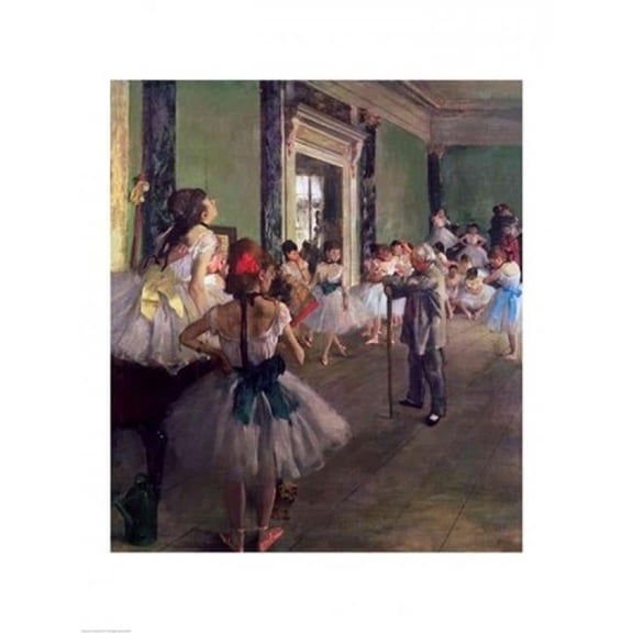 The Dancing Class Poster Print by Edgar Degas - 24 x 36 in. - Large