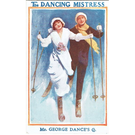 The Dancing Mistress By James Tanner, Music Lionel Monckton. Print By ® The Michael Diamond Collection Mary Evans