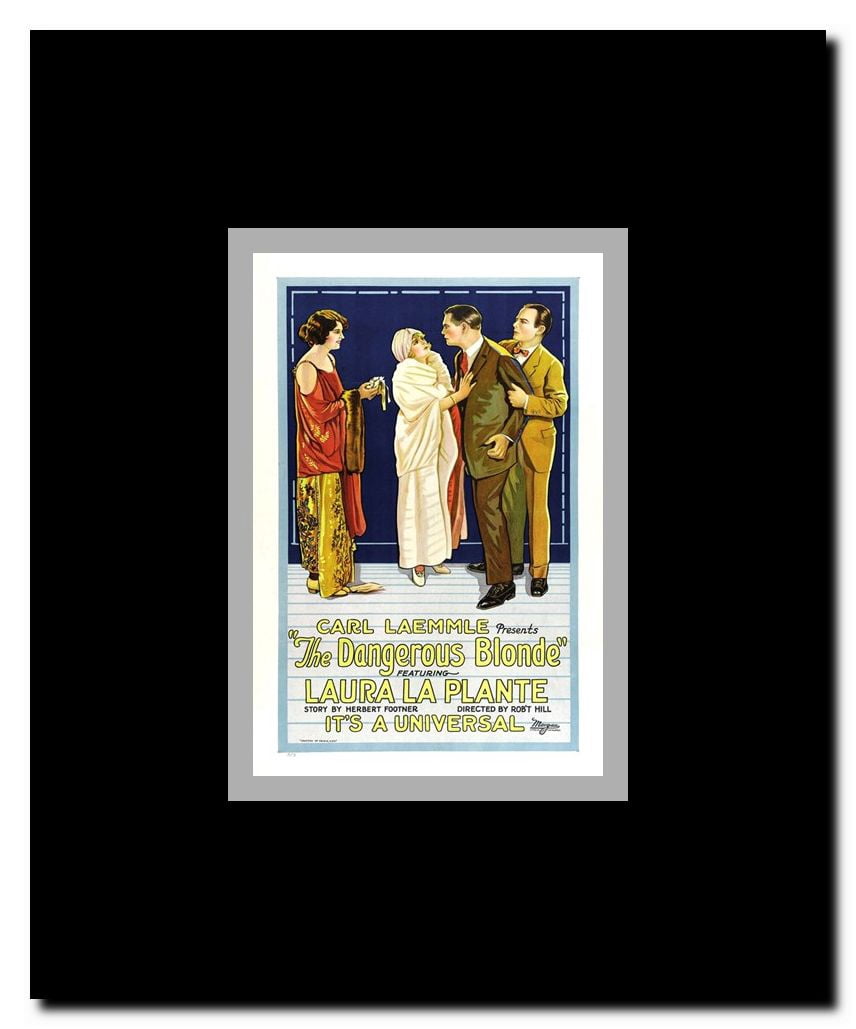 The Dangerous Blonde Framed Movie Poster