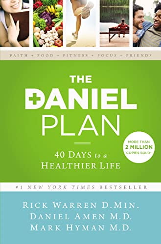 Pre-Owned The Daniel Plan: 40 Days to a Healthier Life Hardcover Rick Warren, Dr. Daniel Amen, Dr. Mark Hyman