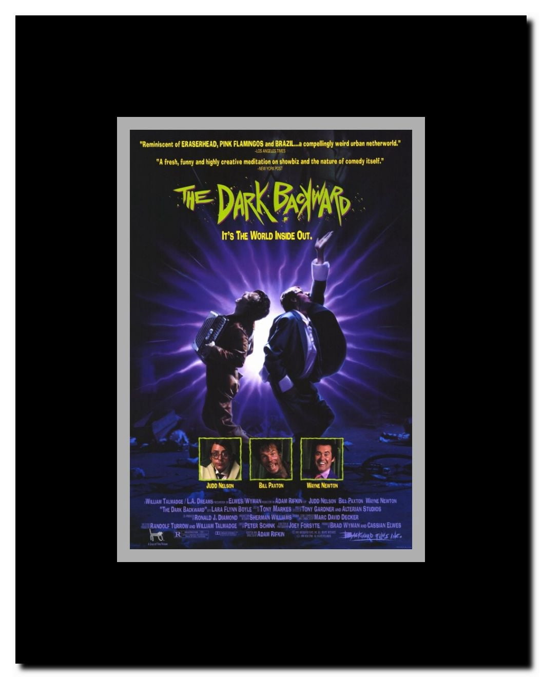 The Dark Backward Framed Movie Poster