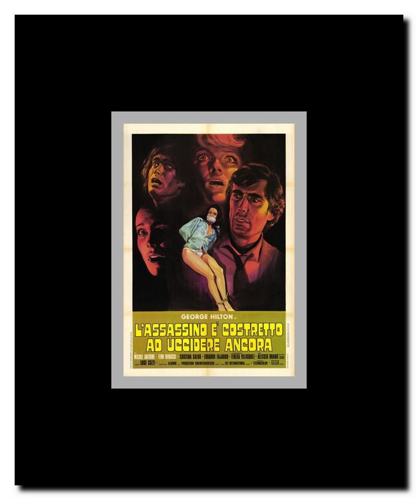 The Dark Is Death's Friend Framed Movie Poster