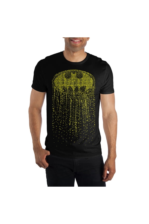The Dark Knight Batman Cascading Logo Tee Shirt T-Shirt-4XL