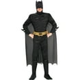 thumbnail image 1 of The Dark Knight Batman Deluxe Costume for Adults by Rubies, Men's Large, 1 of 3