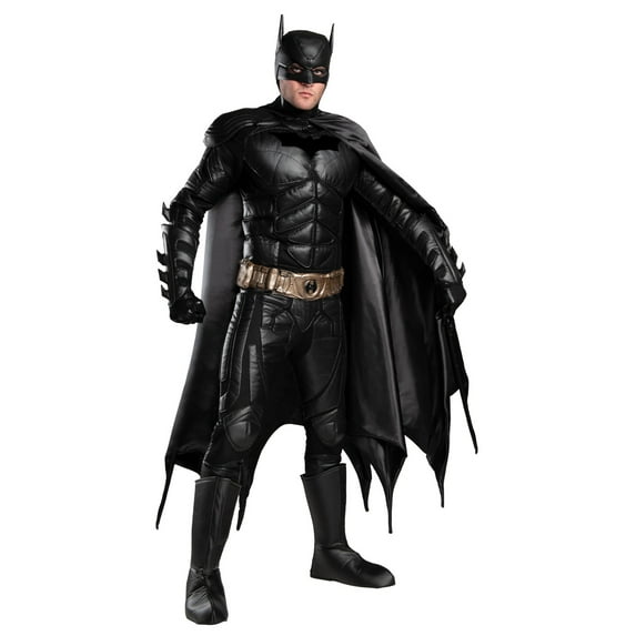 The Dark Knight Batman Premium Costume for Adults by Rubies, Men's Small