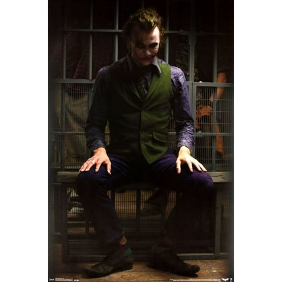 The Dark Knight - Joker Jail Poster Print (24 x 36)