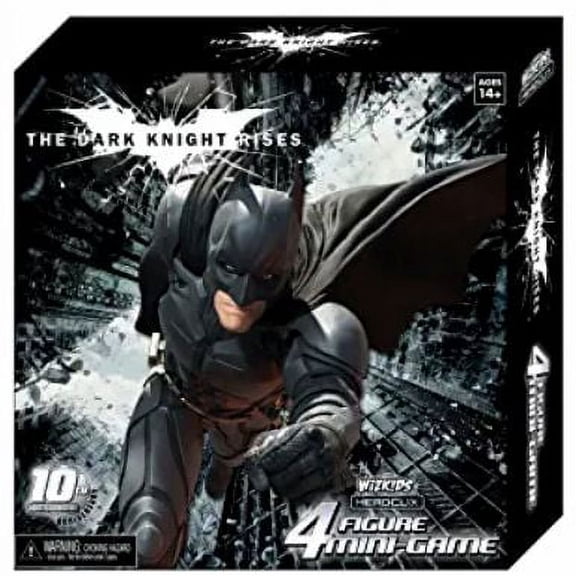 The Dark Knight Rises 4 Figure Mini-game Heroclix Wizkids 10th Anniversary