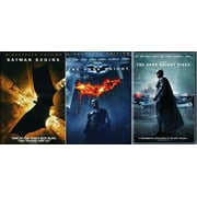 The Dark Knight Trilogy Batman Begins The Dark Knight The Dark Knight Rises 3 DVD Set