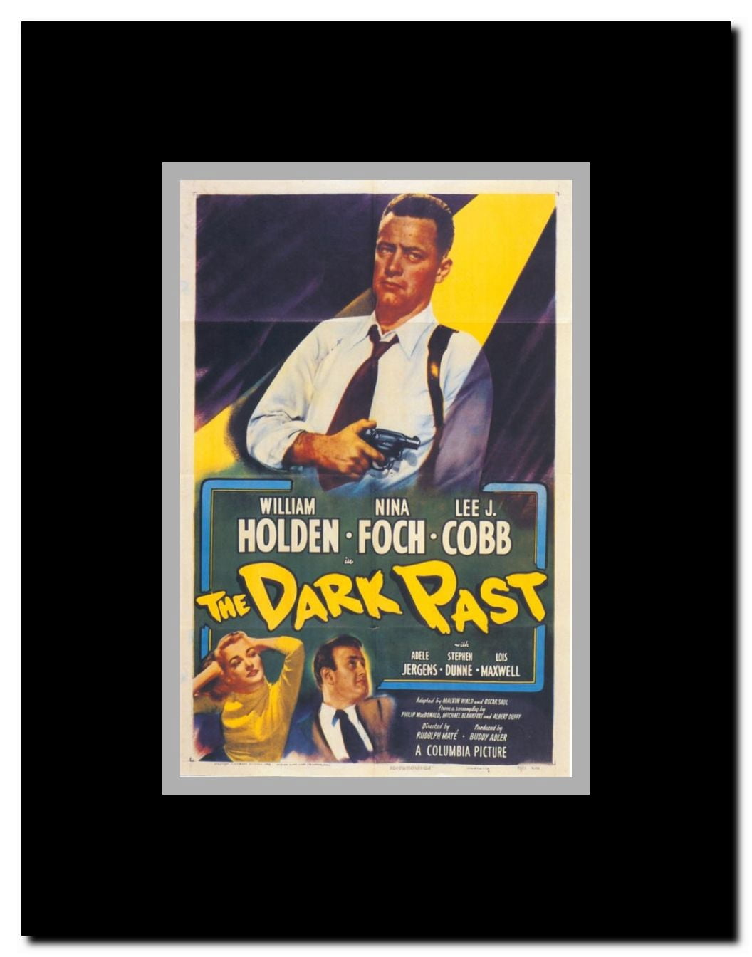 The Dark Past Framed Movie Poster